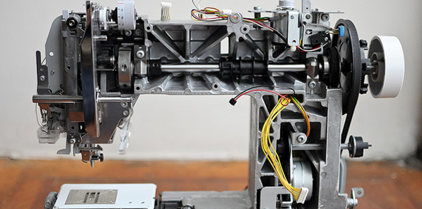 Sewing Machine Internal View